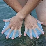 Demeras Surfing Schwimmpaddel Schwimmhandschuhe Webbed Aquatic Gloves Schwimmflossen für Frauen...