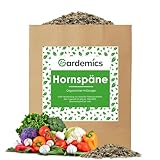Gardemics Hornspäne 25 Kg - Hornspäne Naturdünger, natürlicher Langzeitdünger für Garten,...