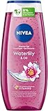 NIVEA Waterlily & Oil Duschgel (250 ml), pH-hautneutrale Pflegedusche mit frischem Duft nach...