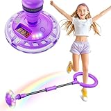 Hot Bee Kinder Blinkender Springring Fußkreisel mit Zähler, Timer, Kalorienzähler Spielzeug...