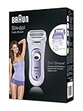 Braun Silk-epil 5-560 3-In-1 Kabelloser Elektrischer Rasierer, Trimmer- und Peeling-System, lila