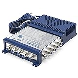Spaun SMS 5807+ NF - Kompakt-Multischalter - für 8 Teilnehmer und 1 SAT- Qualität Made in Germany...
