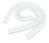 Design61 Magazinschrauben 4,0 x 30 mm Magazinierte Spanplattenschrauben auf Band Senkkopf PZ2 Stahl...