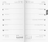 BRUNNEN Wochen-Ersatzkalendarium Mod. 758 2025 | 87×153 mm, Karton, weiß