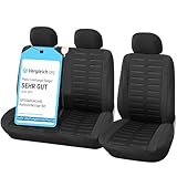 Upgrade4cars Transporter Autositzbezüge Set für die Vordersitze | Van Auto-Schonbezüge Universal...
