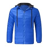 Ruamilyy Leichte Winterjacke Herren Steppjacke Winddicht Daunenjacke Warm Gefüttert Jacke...