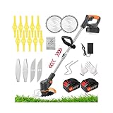 Rasentrimmer mit Akku Rasenkantenschneider Akku Rasentrimmer mit Akku 24V Akku Freischneider & Akku...