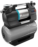 Gardena Hauswasserwerk 5600 SilentComfort: Pumpe mit 25 l Wasserspeicher und integriertem Filter,...