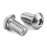 Innensechskantschrauben, M8-1,25 x 14 mm, Edelstahl 18-8 (304), helle Oberfläche, Vollgewinde,...