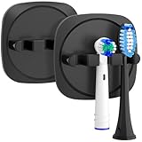 FIXCHORD Elektrische Zahnbürstenkopfhalter 2 Stück, Badezimmer Zahnbürstenhalter für elektrische...