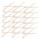 Vaguelly 1000 Stück Wachs Holzstäbchen Abnehmbarer Wachsanwender für Haarentfernung für Salon...