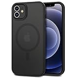 CACOE Magnetisch Hülle für iPhone 12/12 Pro 6.1 Zoll,kompatibel mit MagSafe,Durchscheinende Matt...