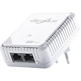 devolo dLAN 500 duo Powerline (Internet über die Steckdose, 2x LAN Ports, 1x Powerlan Adapter, PLC...