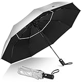 ZOMAKE Sonnenschirm,UPF 50+UV Schutz Regenschirm,Automatik Auf und Zu Umbrella,Taschenschirm...