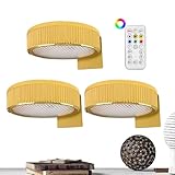 Kabellose Bildbeleuchtung – LED-Wandleuchte Mit Fernbedienung | Magnetische Wandlampe,...