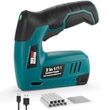 NEU MASTER Akku Tacker, 2-in-1 4V Elektrotacker Akku Mit Ladekabel, 1000 Heftklammern &1000 Nägel,...