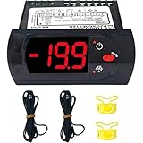 Muuookka PZGXC0E112K Temperaturregelthermostat mit Digitaler Anzeige 115V Betrieb Geeignet für/Main...