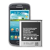 Akku für Samsung Galaxy S3 Mini 1600mAh (ohne NFC), High Power Ersatzakku kompatibel mit Samsung...