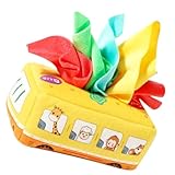 BESPORTBLE Sensorisches Bunte Taschentuchbox mit Knisterpapier Montessori Frühförderung Jahre...