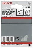 Bosch Accessories Professional 1000x Feindrahtklammer Typ 53 (Natürliche Materialien, Textilien,...