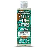 Faith In Nature Natürliches Kokosnuss-Shampoo, Feuchtigkeitsspendend, Vegan und Frei von...