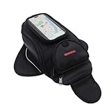 Dracarys Motorrad Tankrucksack - Oxford Sattel Schwarz Motorrad Tasche mit Größerem Fenster -...