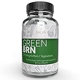 Green BRN - 120 vegane Kapseln. Hohe Koffeindosis (177,5 mg) mit L-Carnitin, Grüner Kaffeebohne,...