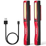Linkax LED Arbeitsleuchte Taschenlampe Werkstattlampe, Geschenke für Männer Papa ihn, Notlicht COB...