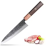 Plys Japanisches Messer Scharf Küchenmesser: Profi Kochmesser 20 cm High Carbon Edelstahl...