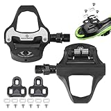 ROCKBROS Rennrad Pedale Kompatibel mit Look KEO System, Klickpedale mit Cleats 4.5°, Leichtbau...