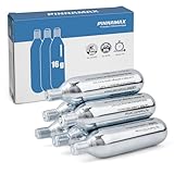 PINNAMAX CO2 Fahrradpumpe Set–CO2 Inflator mit 16g/25g CO2 Kartuschen–Kompakt, Leicht,...