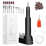 CNMTCCO Nagelfräser Kabellose, 12 in 1 Profi Maniküre und Pediküreset, 18000 U/Min, 3...