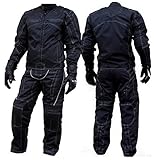 L&J Damen MOTORRADKOMBI JACKE + HOSE - ZWEITEILER- TEXTIL Motorrad Bike Rocker Chopper Cross Enduro,...