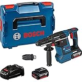 Bosch Professional 18V System Akku Bohrhammer GBH 18 V-26 F (inkl. 2x5.0Ah Akku, Schnellladegerät...