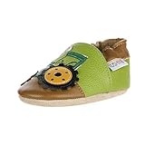 koshine Weiches Leder Krabbelschuhe Baby Schuhe Kinder Lauflernschuhe Hausschuhe 0-3 Jahre (18-24...