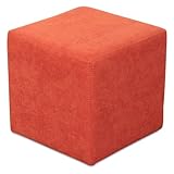 Staboos Sitzwürfel 42cm - Hochwertiger Sitzhocker Pflegeleichter Pouf Hocker - Sitzpouf mit nur 4kg...