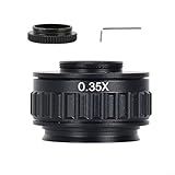 C-Mount-Adapterobjektiv für Mikroskop, 38 mm, kompatibel mit Mikroskopen der Stereo-Serie mit...