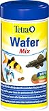 Tetra Wafer Mix - Fischfutter für alle Bodenfische (z.B. Welse) und Krebse, für gesundes Wachstum...