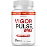 Max Vigor Pulse Kapseln | mit L-Arginin, L-Citrullin und Maca | für aktive Männer | 60 Kapseln...