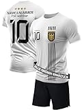 IIIII20Fo7IIIII Fussball Deutschland Trikot Em 2024 Kinder mit eigenem Namen personalisiert - Jungen...