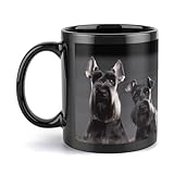 Kaffeetasse Große Porzellantasse Niedlicher Schnauzer Hund Kaffeetassen Keramik Große Kaffeetasse...