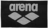 Arena Unbekannt Unisex – Erwachsene Arena bomuld håndklæde pool blødt Handtuch, Black-grey,...