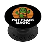 Topfpflanze Magic Hug Worth Wizard Kaktus Passende Halloween PopSockets Klebender PopGrip
