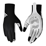 Fahrradhandschuhe – atmungsaktive Touchscreen-Handschuhe | Fahrrad-Fäustlinge | rutschfeste...