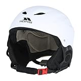 Trespass Skihelm mit Herausnehmbaren Ohrlaschen, Skibrillenhalter und Verstellbarem...