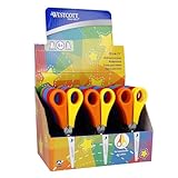 Westcott Kinderschere 30 Stück in Displaybox | Schere mit integrierter 5 cm Skala | Schulschere &...