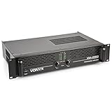 Vonyx VXA-2000 PA Endstufe Hifi 2000 Watt PA Verstärker mit Brückenschaltung, 2x1000W Stereo...