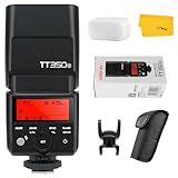 GODOX TT350O Blitzgerät für Olympus Panasonic Kamera, TTL 2.4G Wireless GN36 1/8000s HSS...