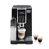 De'Longhi Dinamica ECAM 350.55.B Kaffeevollautomat mit LatteCrema Milchsystem, Cappuccino, Espresso...