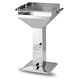 ACTIVA Holzkohlegrill Erfurt I Premium Holzkohle Grill inkl. hochwertigem & verchromtem Grillrost I...